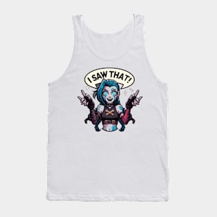 jinx arcane i saw that Tank Top